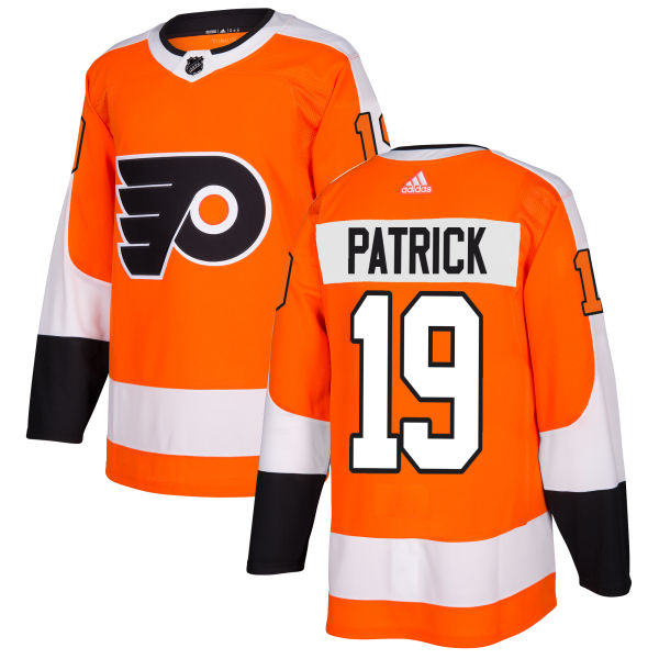 Adidas Men Philadelphia Flyers #19 Nolan Patrick Orange Home Authentic Stitched NHL Jersey